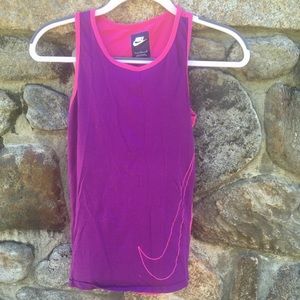 Nike Cotten Athletic Tan Top